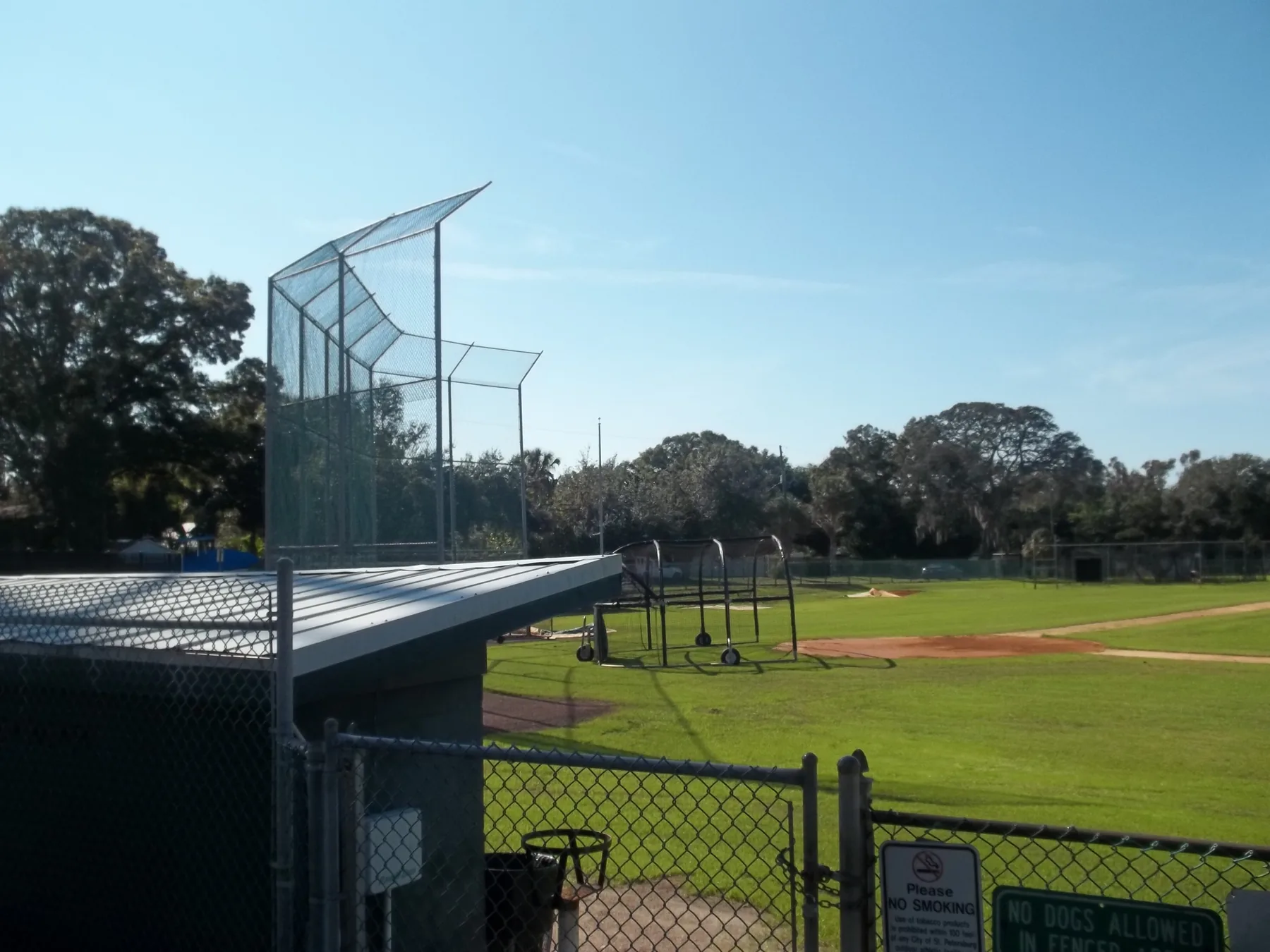 Huggins-Stengel Field, the baseball field in Crescent Lake Park, St. Petersburg.