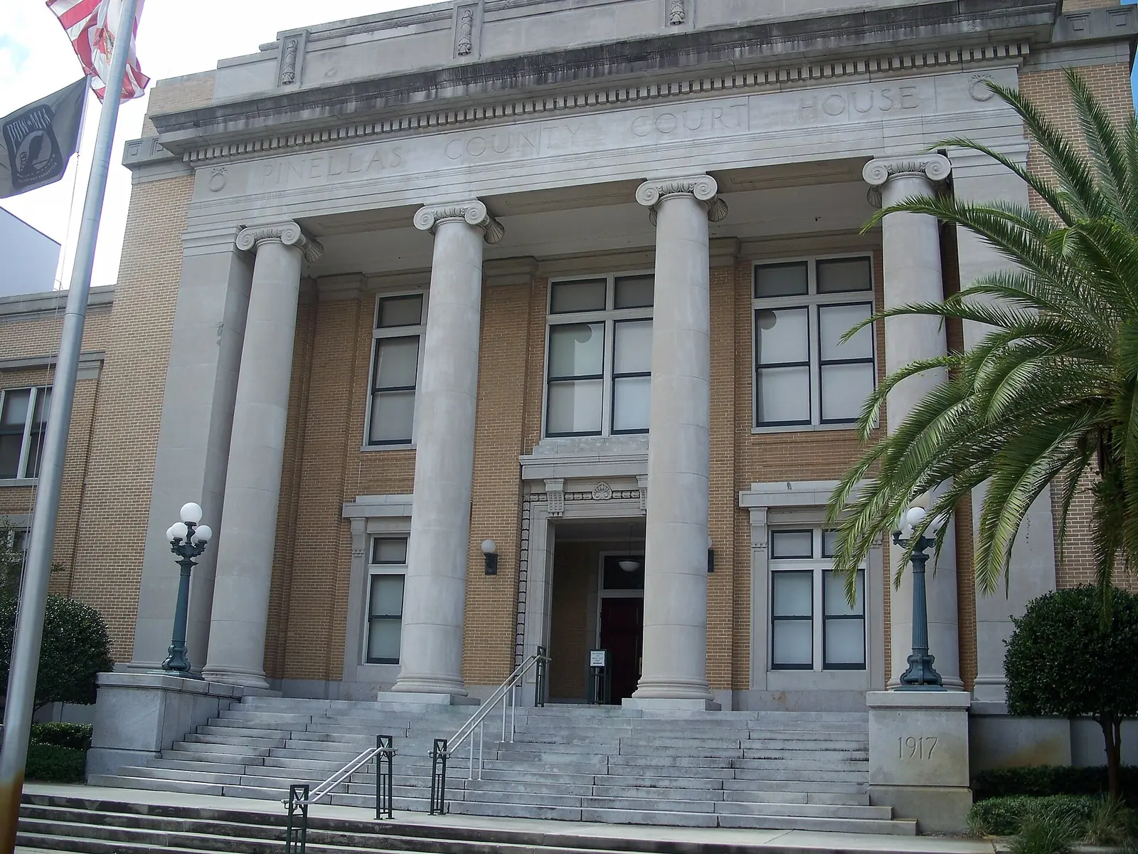 The Pinellas County Courthouse on Court Street in Clearwater, the county seat.