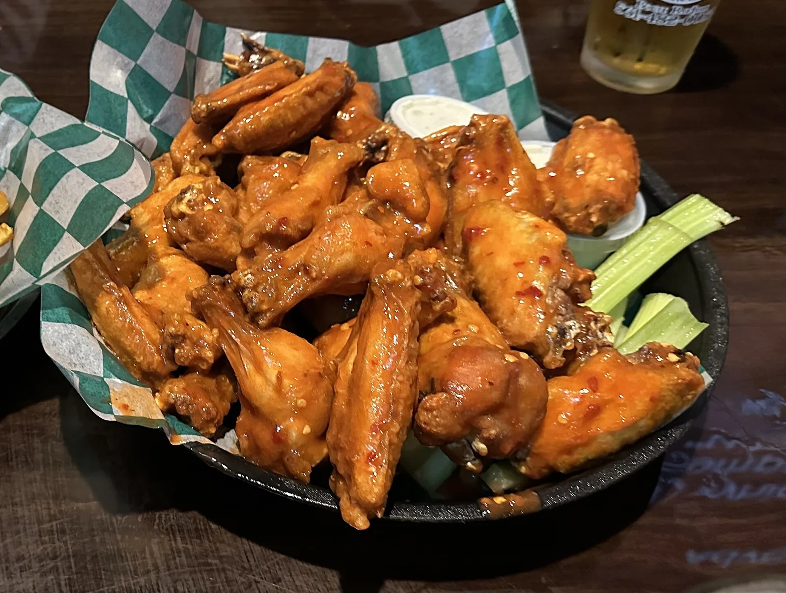 An order of Buffalo wings at a Florida sports grill. The photo was taken in Boca Raton, not at a place on this list.