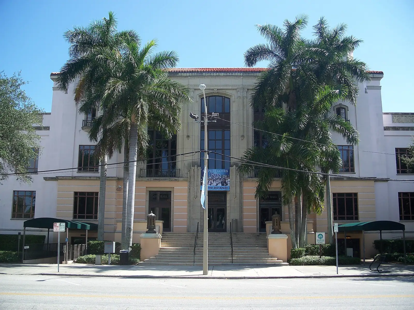St. Petersburg City Hall at 175 Fifth St. N, downtown.